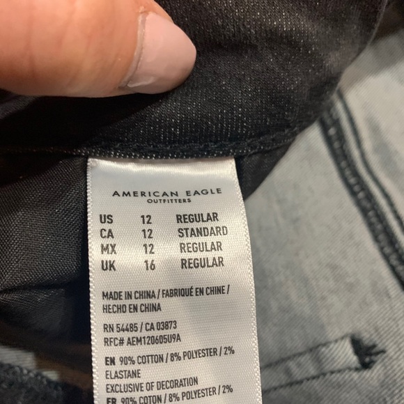 AEO Ne(x)t Level Stretch jegging in charcoal gray - Picture 4 of 7